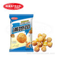 Super cuttlefish flavour balls puffed food for supermarket